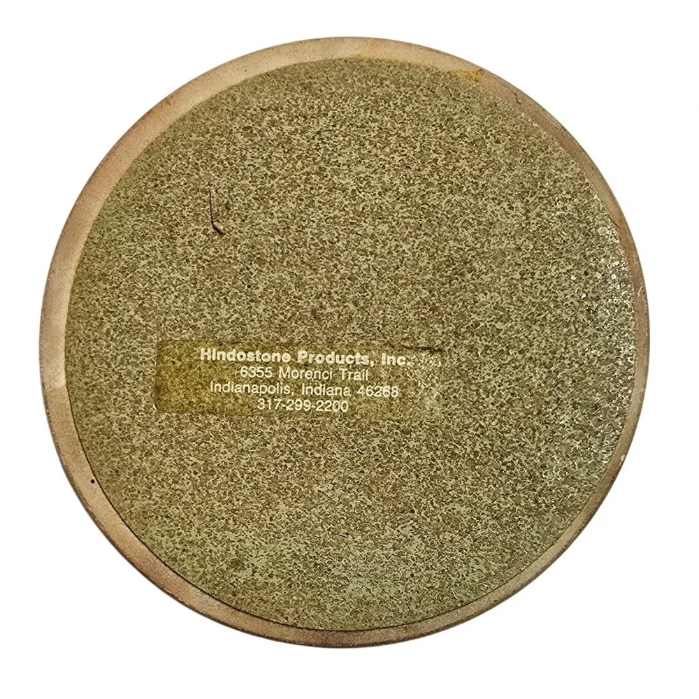 Hindostone Products Inc Vintage Round Natural Stone Coaster Indianapolis Indiana